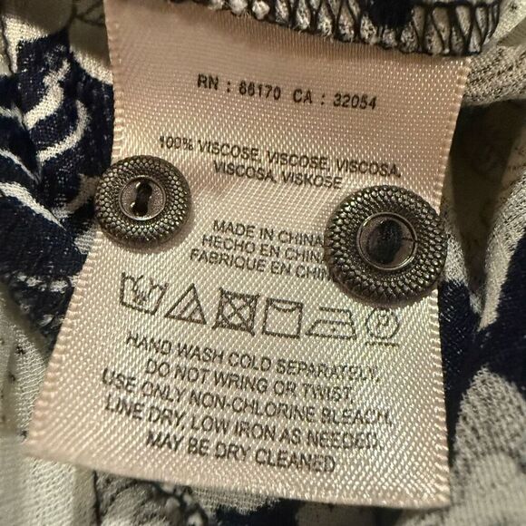 Anthropologie 34 of 52 Conversations Colloquial Shirt Dress Size 12 Floral Face - Picture 8 of 9